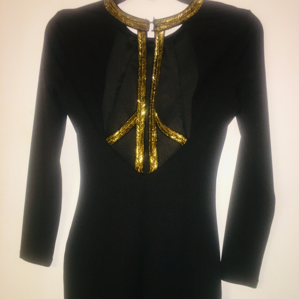 Beaded 💕 little black dress
